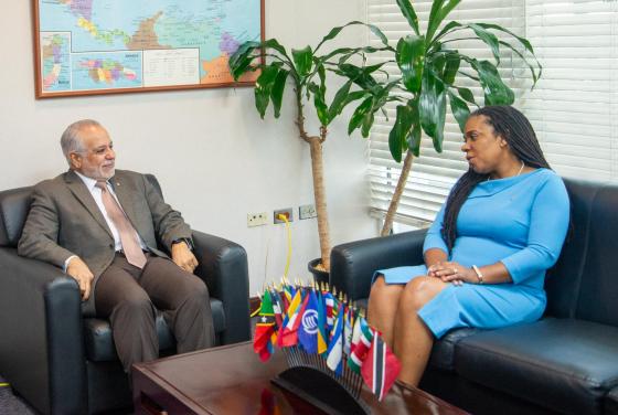 La Alta Comisionada de Jamaica se reúne con el Secretario General de la AEC
