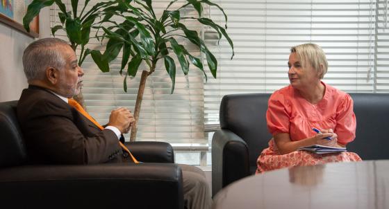 Le Secrétaire général rencontre le Haut Commissaire australien 