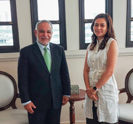 Le secrétaire général rencontre le nouveau ministre des affaires étrangères du Panama