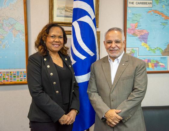 Association of Caribbean States (ACS) meets with the Andean Development Corporation (CAF)